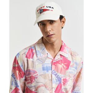 GANT Relaxed Fit Resort Print Short Sleeve Shirt